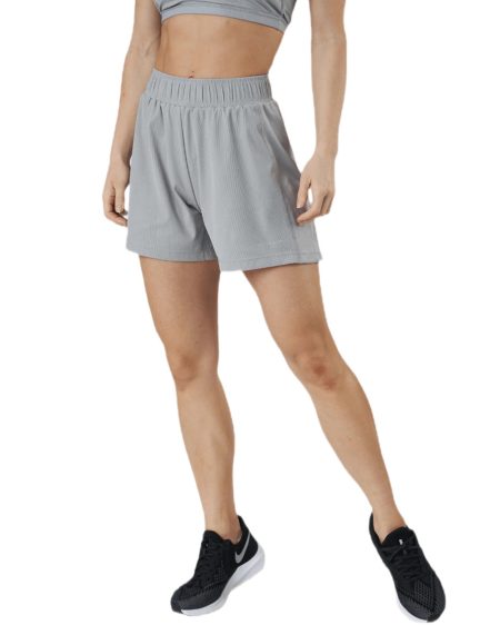 Björn Borg - Dames - STHLM Loose Stripe Shorts - Grijs - Maat 42