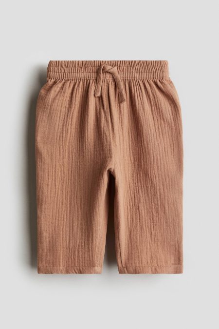 H & M - Katoenen broek - Oranje