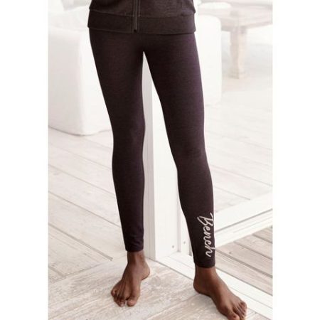 Bench. Loungewear Legging -Loungehose met glanzende logo-borduurwerk