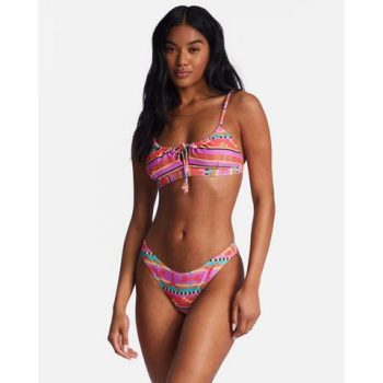 Billabong Bandeau-bikinitop Baja Rising Cocoa