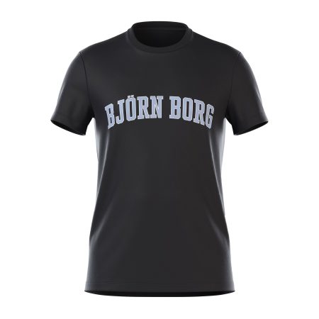 Björn Borg - Heren - Borg Essential T-Shirt - Zwart - Maat XXL