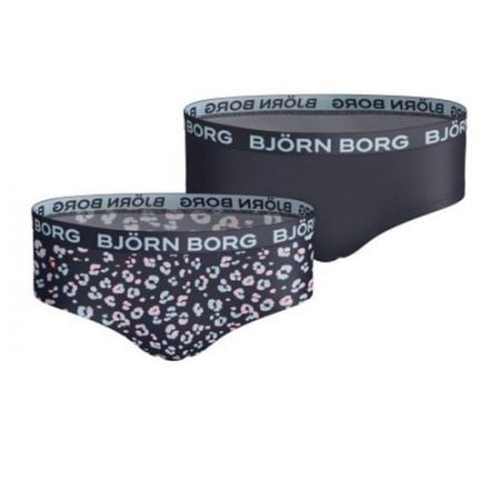 Bjorn Borg Meisjes Hipster 2p Animal&Solid Maat 158-164 Female