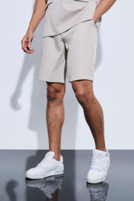 Getailleerde Wide Leg Shorts