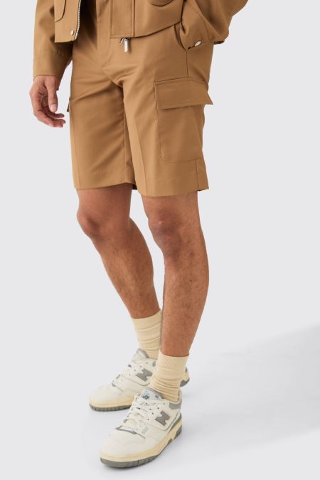 Getailleerde Baggy Cargo Shorts