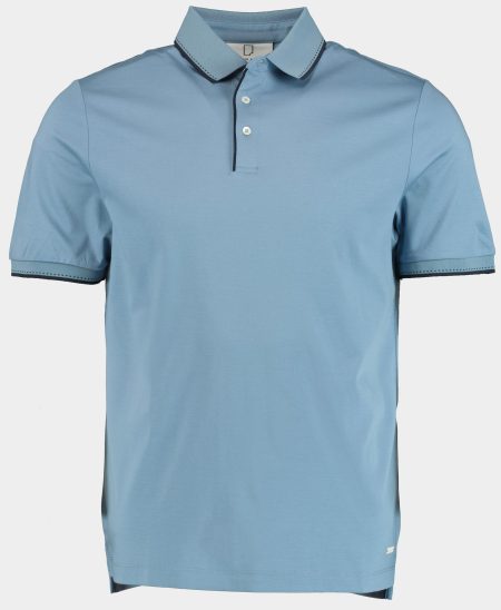 Born With Appetite Polo korte mouw Blauw Franklin Polo 25108FR36/264 ash blue