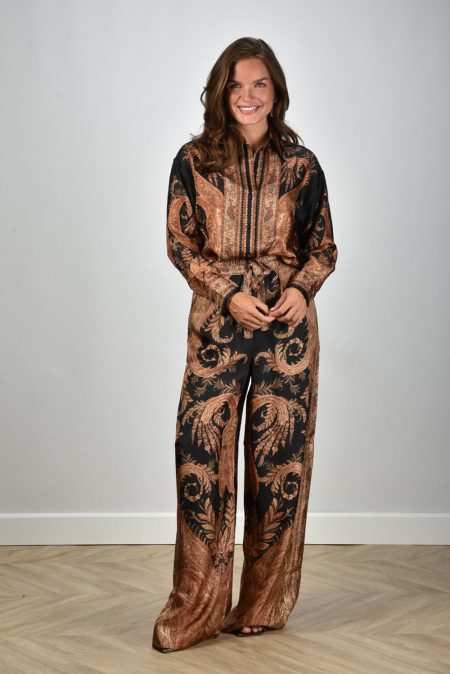 Zimmermann broek Hypnotic Track 1111PF251 black paisley