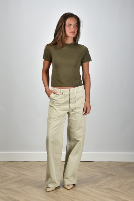 Agolde broek Yuna A246-1827 pumrice