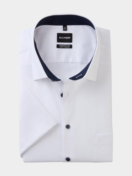 Olymp Business hemd korte mouw Wit Big&Tall 141312/00