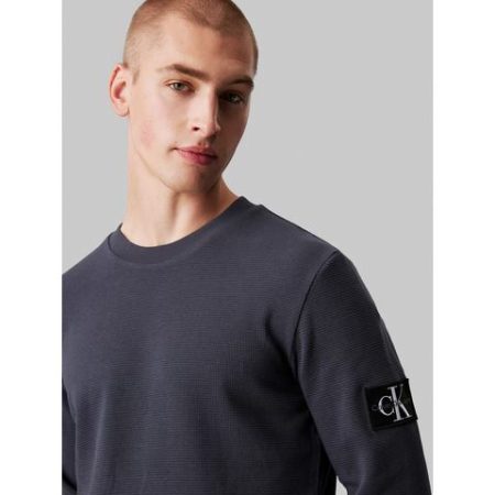 Calvin Klein Shirt met lange mouwen BADGE WAFFLE LS TEE