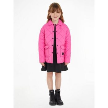 Calvin Klein Winterjack QUILTED WIDE OVERSHIRT voor kinderen tot 16 jaar