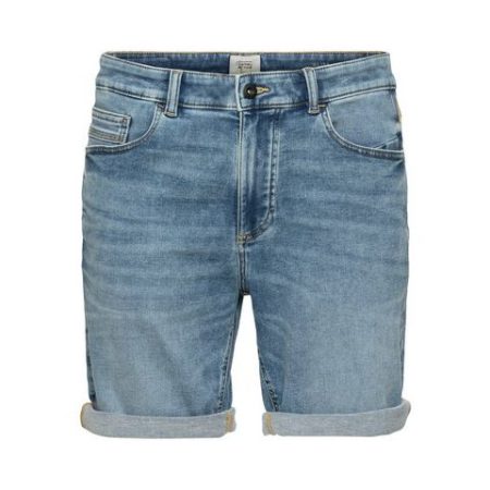 camel active Jeansshort met washed look