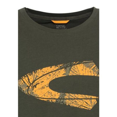 camel active T-shirt met logoprint