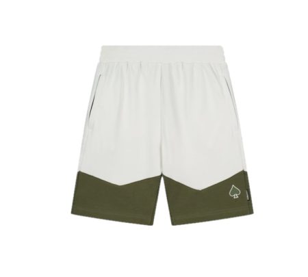 Confirm Korte Broek Vancouver Heren Army/Wit - Maat XS - Kleur: WitGroen | Soccerfanshop