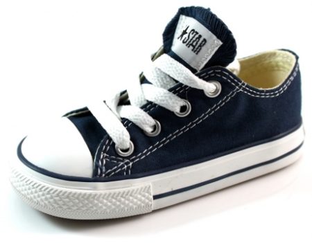 Converse All Stars lage sneaker kids Blauw ALL37