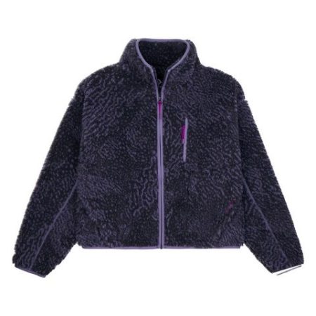 Converse Fleecejack WOMEN'S CONVERSE PRINTED SHERPA FULL-ZIP JACKET