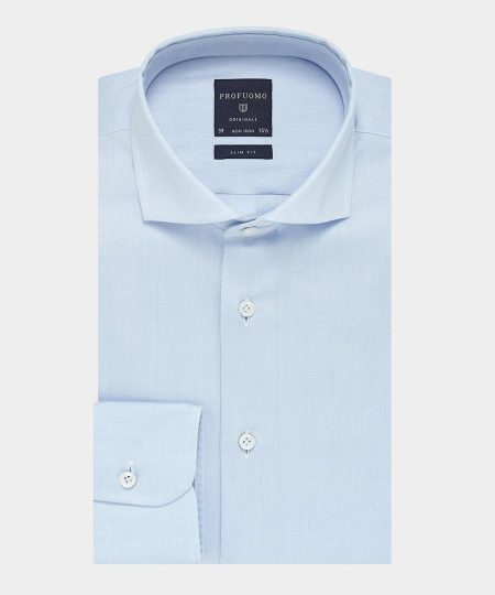 Profuomo Business hemd lange mouw Blauw PP0H0A002/M