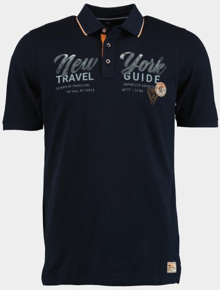 Casamoda Polo korte mouw Blauw 954384600/105