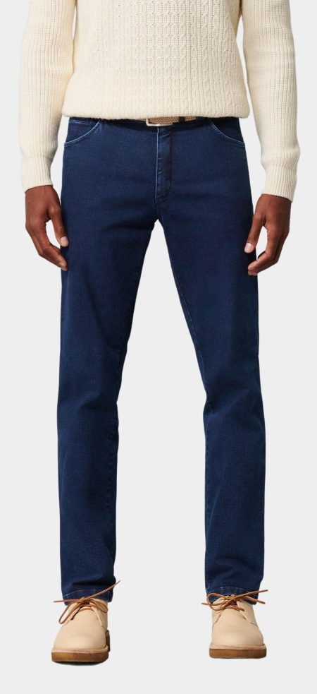 Meyer Flatfront Jeans Blauw DUBLIN Art.2-4556 1272455600/17