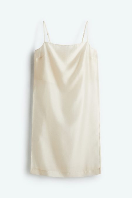 H & M - Lange straptop - Wit