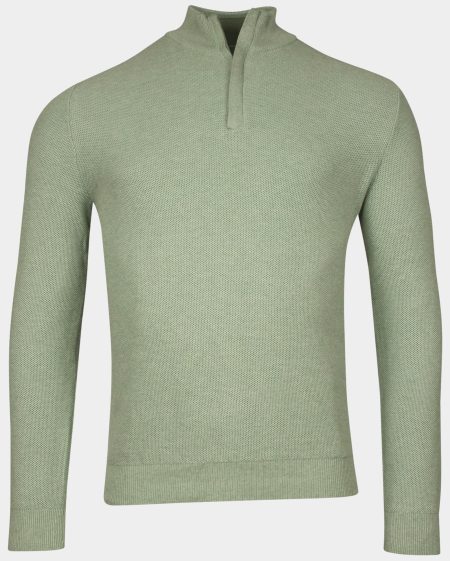 Baileys Half Zip Groen Pullover 1/2 zip 12gg struct 518464/725