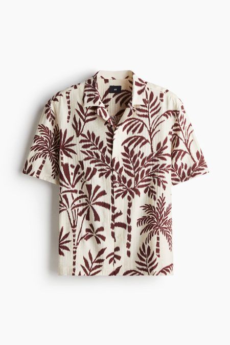 H & M - Casual overhemd - Regular Fit - Rood