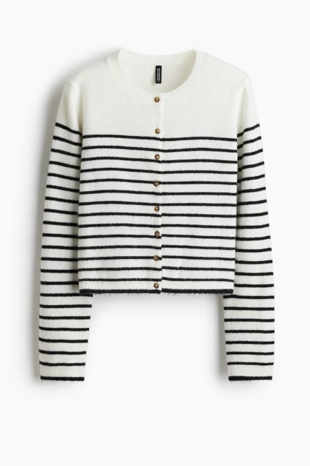 H & M - Fine-knit cardigan - Wit