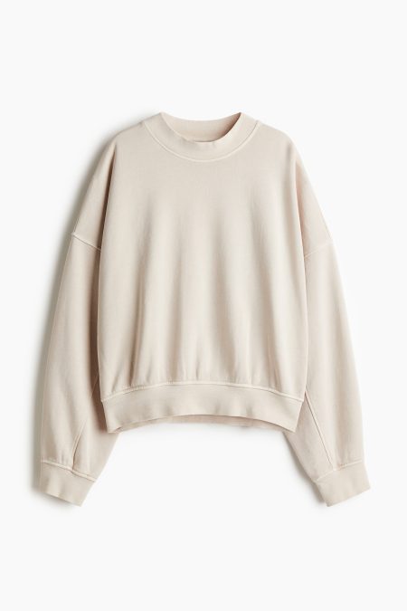 H & M - Sweater met gewassen look - Bruin