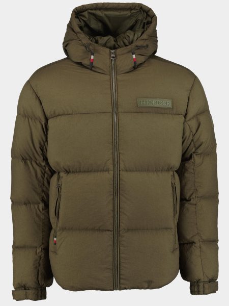 Tommy Hilfiger Winterjack Groen New York GMD Down Hooded Jacke MW0MW32786/RBN