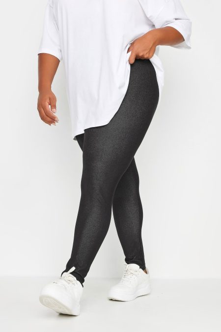 Jegging Van Zacht Jersey In Zwart