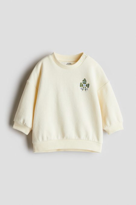 H & M - Sweater met print - Geel