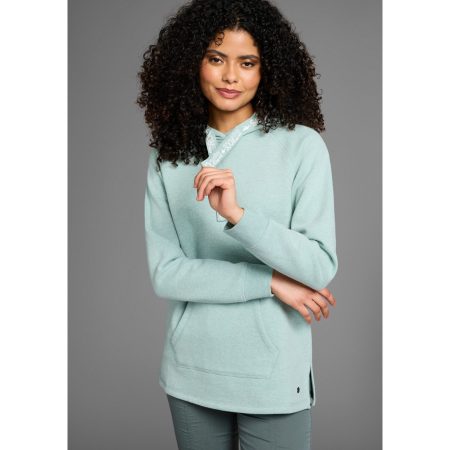 KangaROOS Lang sweatshirt met logotape aan de capuchon en split aan de zoom