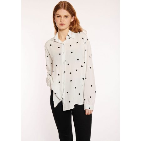 HaILYS Overhemdblouse LS V BL Ki44su