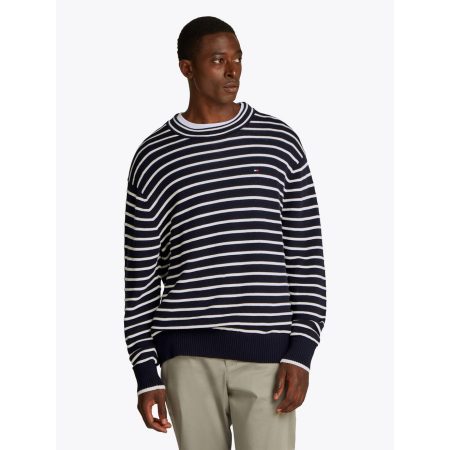 Tommy Hilfiger Gebreide trui BRETON STRUCTURE CREW NECK