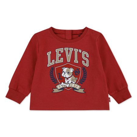 Levi's Kidswear Shirt met lange mouwen LVB LOGO BULLDOG CREST T
