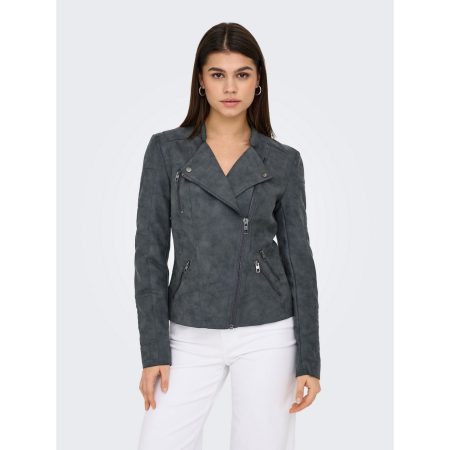 Only Imitatieleren jack ONLAVA FAUX LEATHER BIKER OTW NOOS