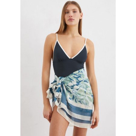 Marc O'Polo XXL-sjaal Multi Floral met veelzijdige draagopties