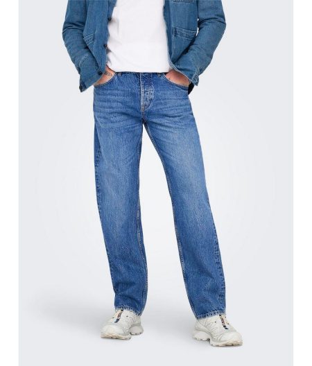 ONLY & SONS Regular fit jeans ONSEDGE STRAIGHT BROMO 0017 DOT DNM NOOS