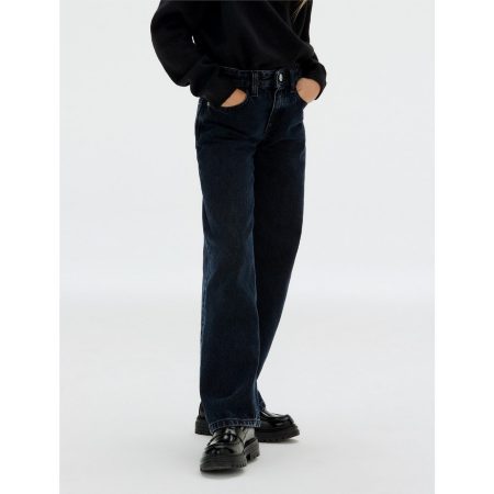 Calvin Klein 5-pocket jeans BARREL SALT&PEPPER GREY voor kinderen tot 16 jaar