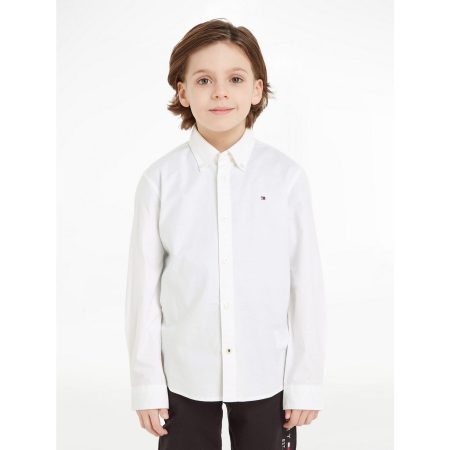 Tommy Hilfiger Overhemd met lange mouwen BOYS STRETCH OXFORD SHIRT L/S Kinderen tot 16 jaar