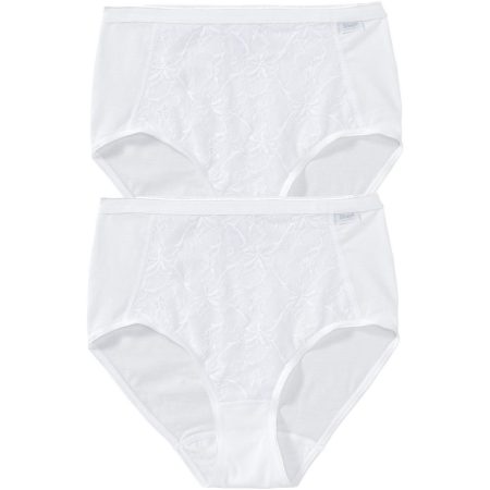 Speidel Modellerende slip Shape Dubbel voorpaneel met kant-plain voor meer steun (Set van 2)