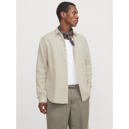 Jack & Jones Overhemd met lange mouwen JPRCCLAWRENCE LINEN L/S SHIRT SN