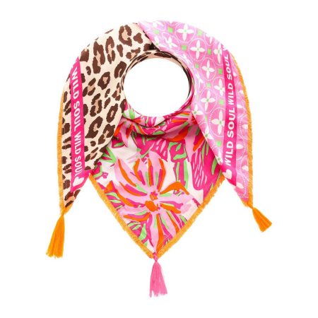 Zwillingsherz Modieus sjaaltje met allover-print