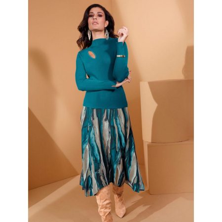 Creation L Trui met staande kraag Trui