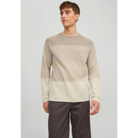 Jack & Jones Trui met ronde hals JJEHILL Effen trui met aangenaam draagcomfort