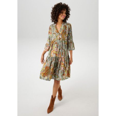 Aniston CASUAL Tuniekjurk met kleurharmonieuze