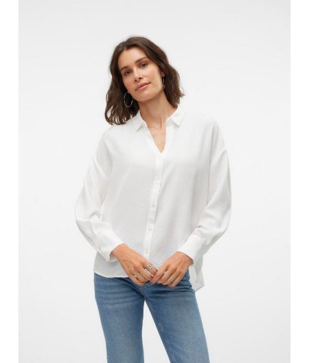Vero Moda Blouse met lange mouwen VMMELANEY QUEENY LS SHIRT WVN NOOS