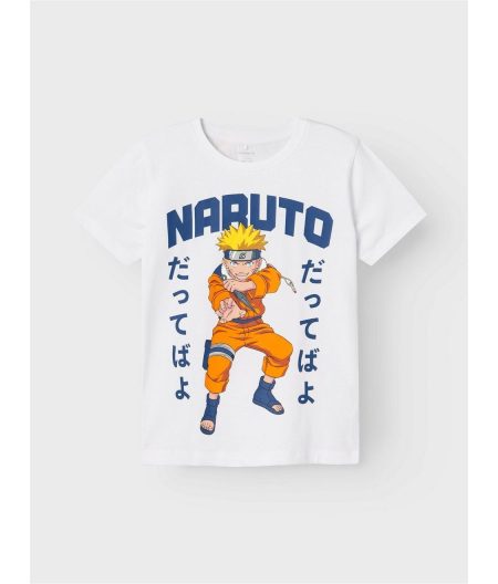 Name It Shirt met print NKMMACAR NARUTO SS TOP NOOS SKY