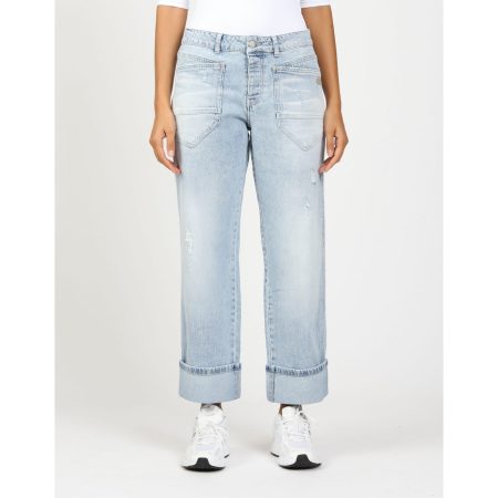 GANG Loose fit jeans 94ROBERTA met oversized opgestikte zakken