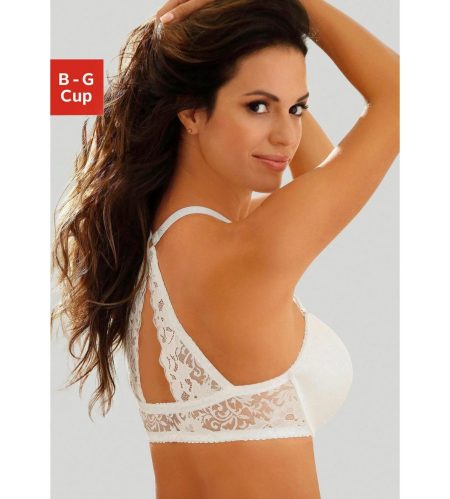 Lascana Bh met steuncups Premium Dessous met prachtige kanten achterkant en voorsluiting