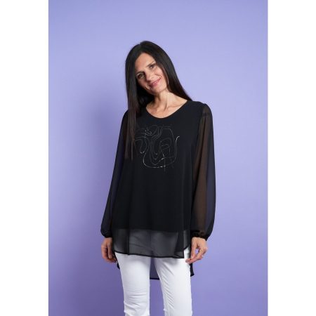 Seidel Moden Blouse met lange mouwen